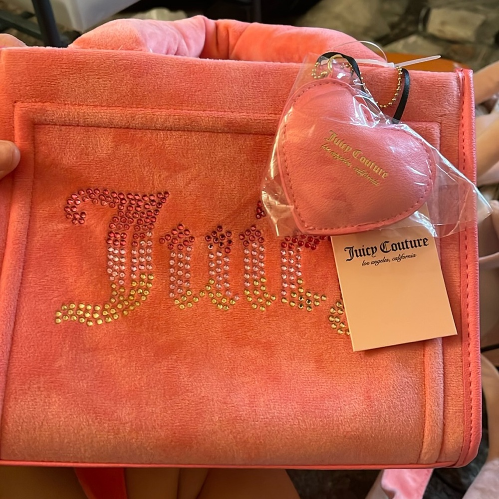 Juicy Couture Big Spender Mini Tote Pink Lemonade